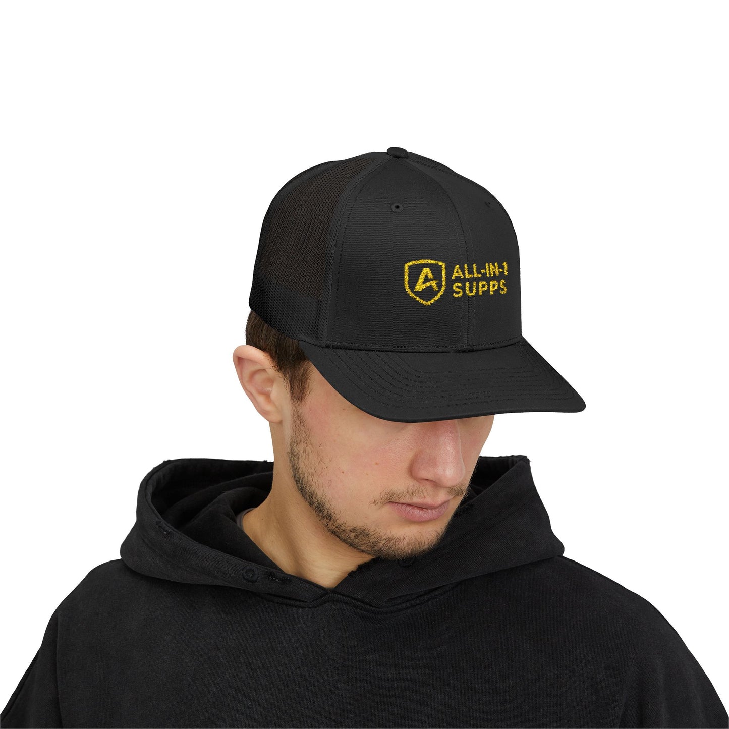 All-In-1 Supps Embroidered Trucker Cap
