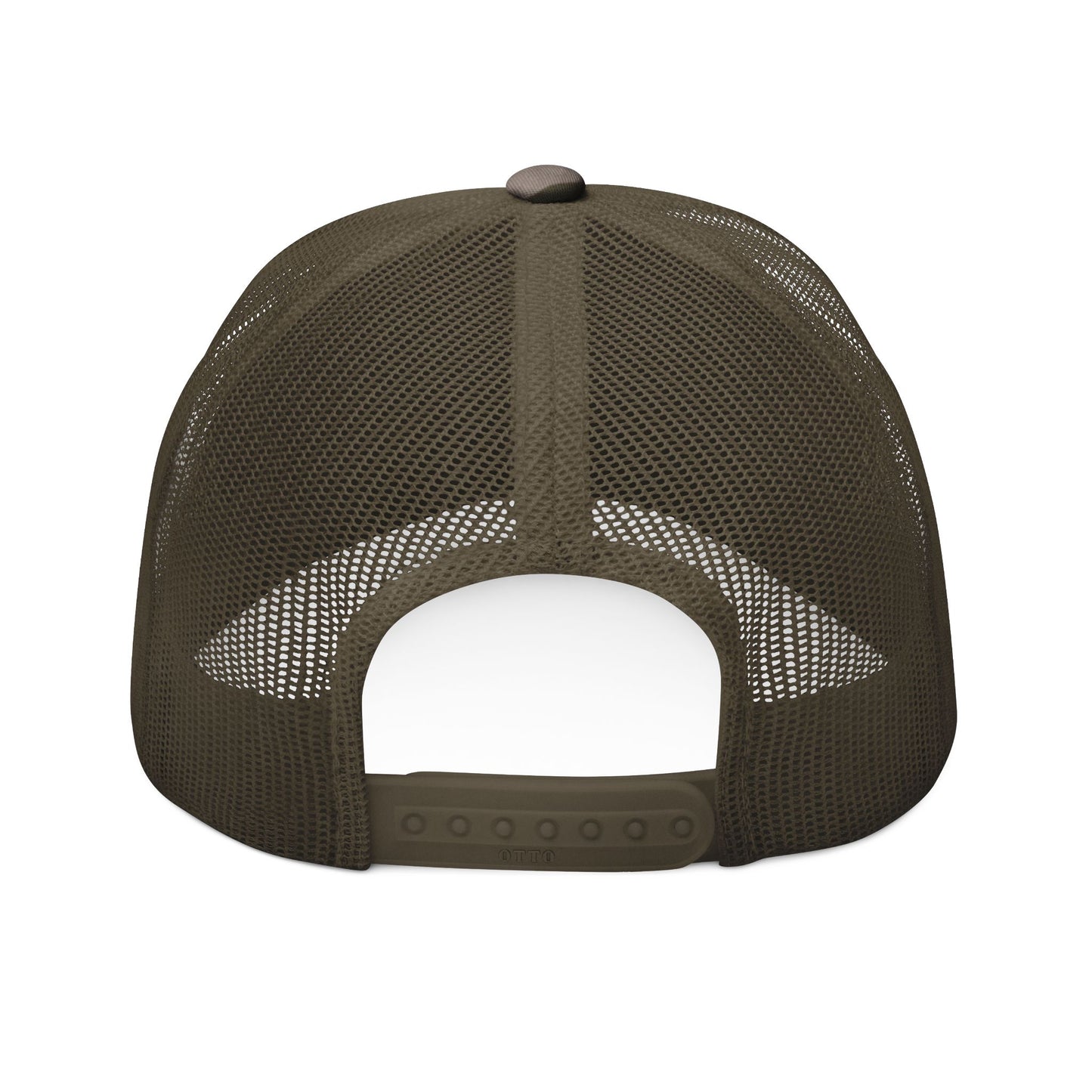 Camouflage Trucker Hat — Embroidered "All-In-1 Supps" Logo