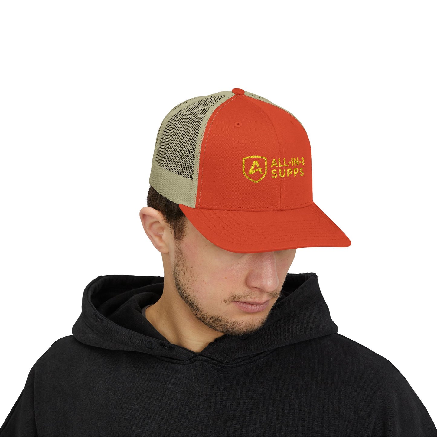 All-In-1 Supps Embroidered Trucker Cap