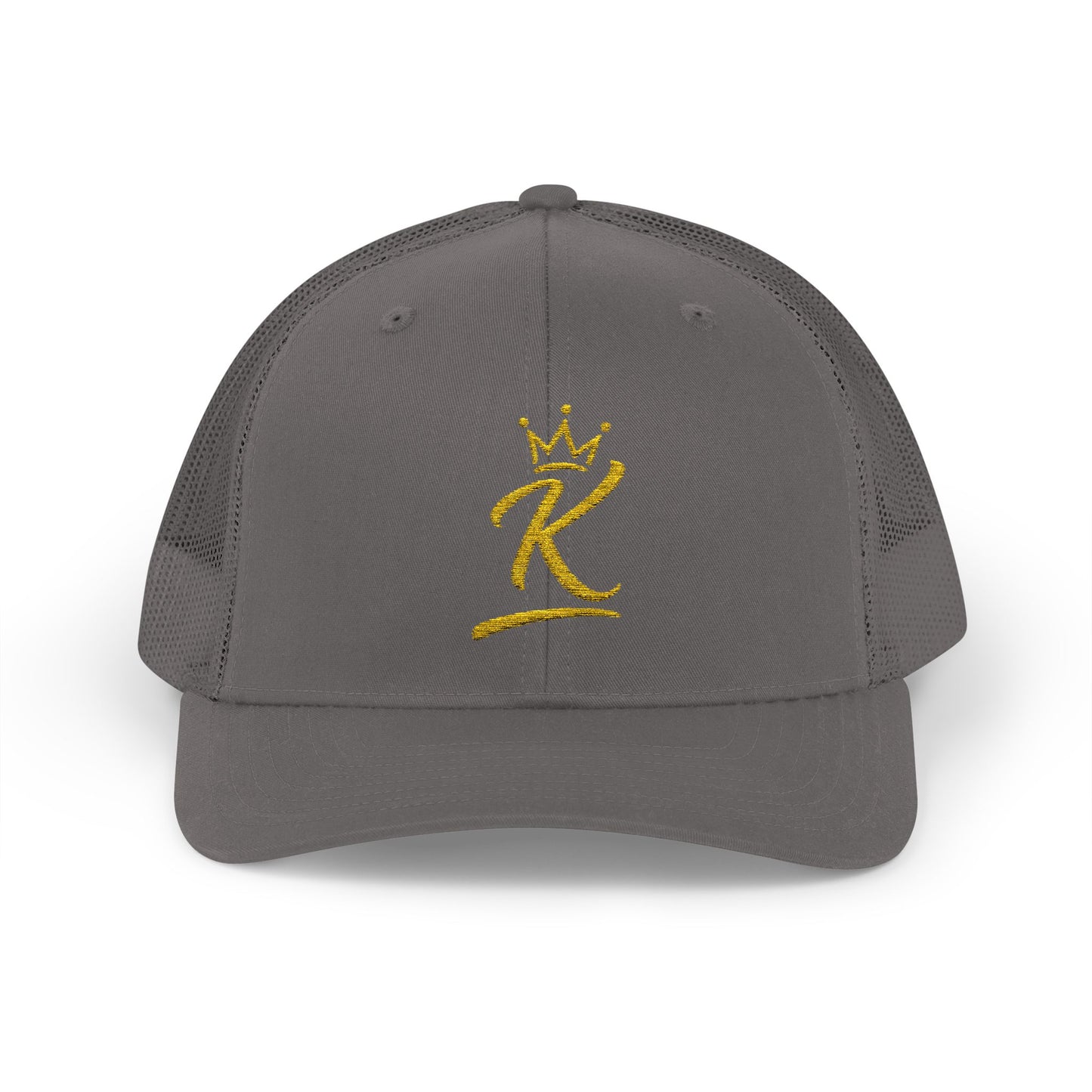King 'K' Gold Script Snapback Trucker Cap