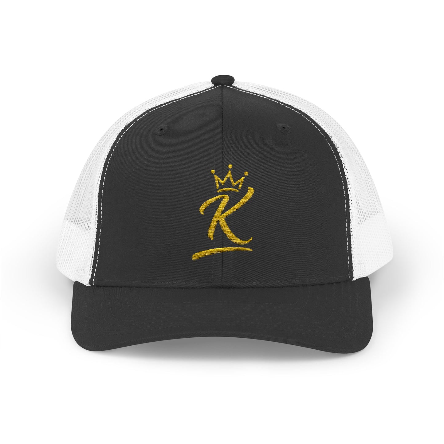 King 'K' Gold Script Snapback Trucker Cap