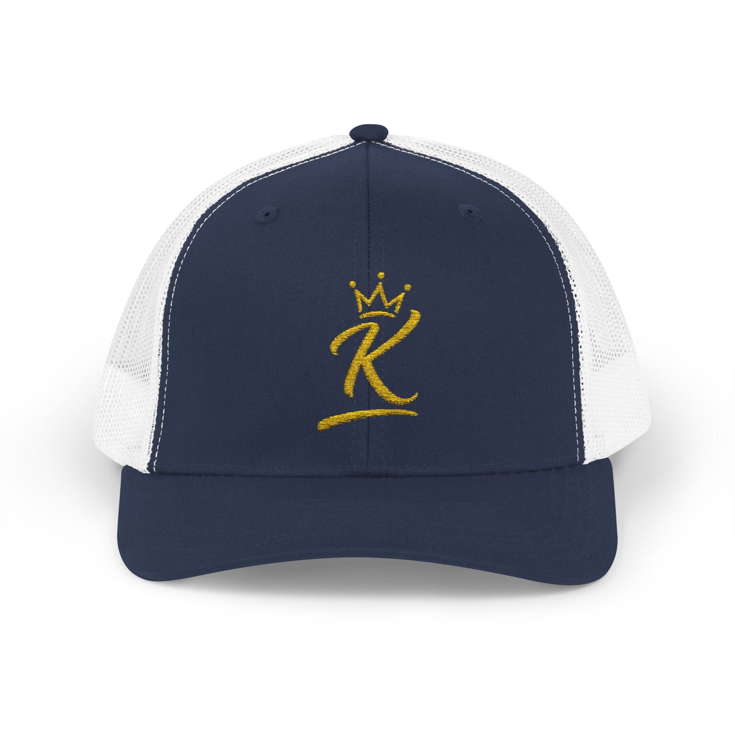 King 'K' Gold Script Snapback Trucker Cap