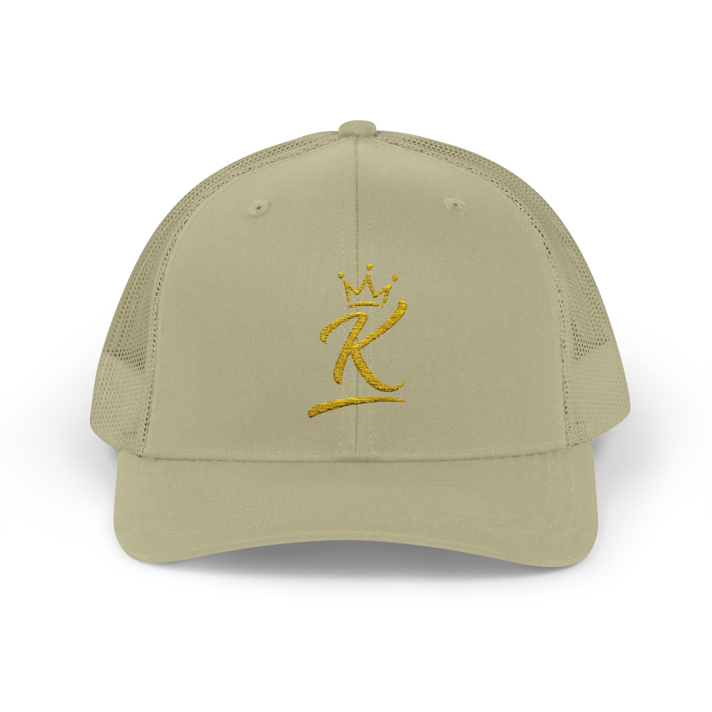 King 'K' Gold Script Snapback Trucker Cap