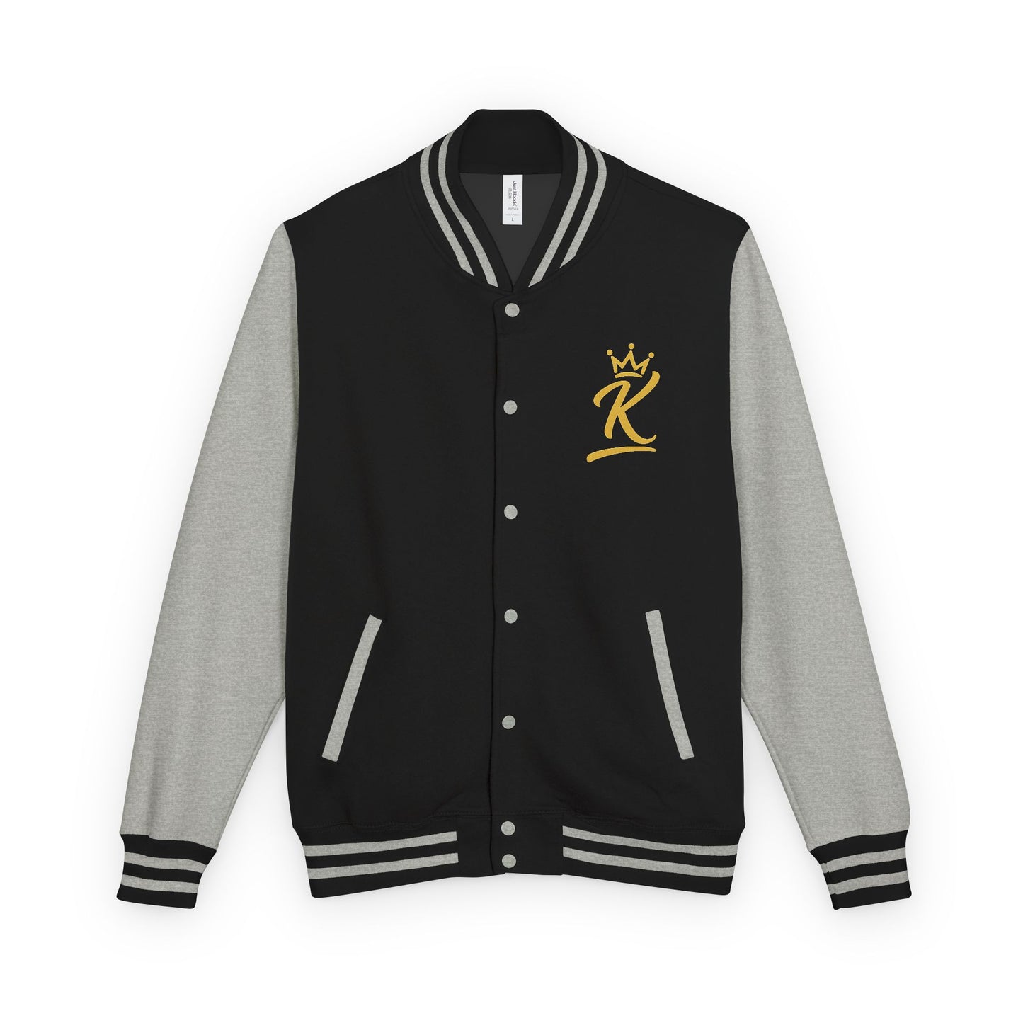 Letterman Jacket - 'iamKing' Gold Varsity Jacket (Fuel Your Best Self)