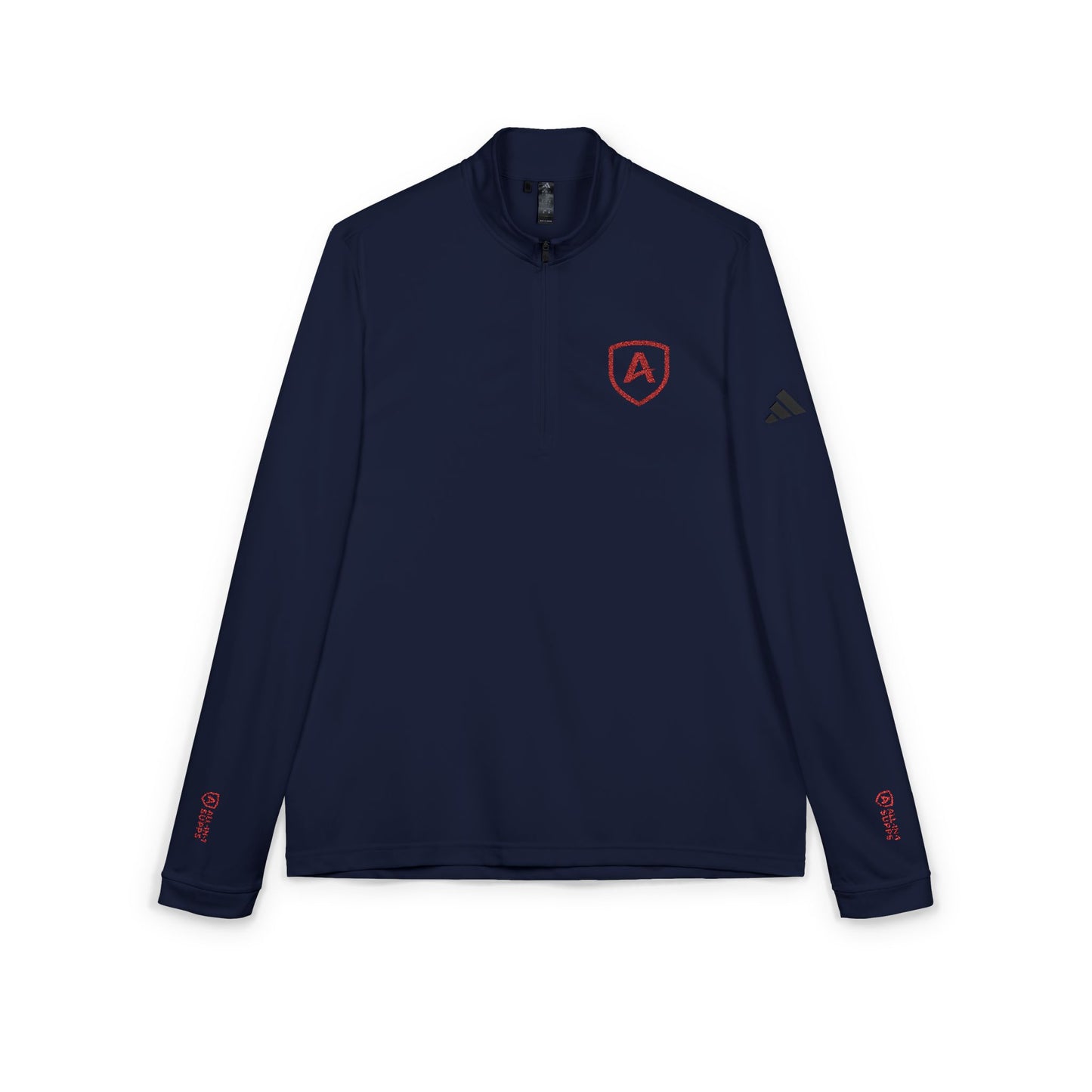 All-In-1 Supps Embroidered Quarter-Zip Pullover