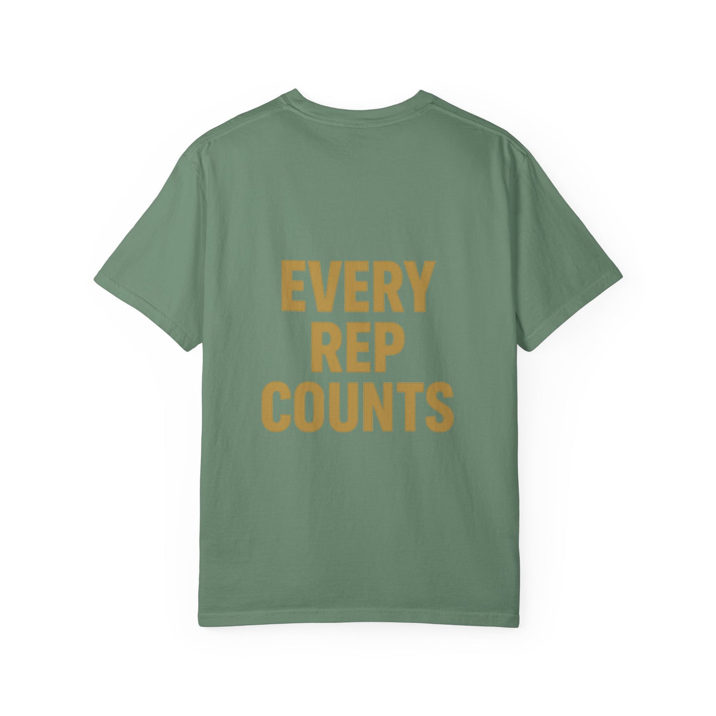 Every Rep Counts T-Shirt — Motivational Gym Workout Tee