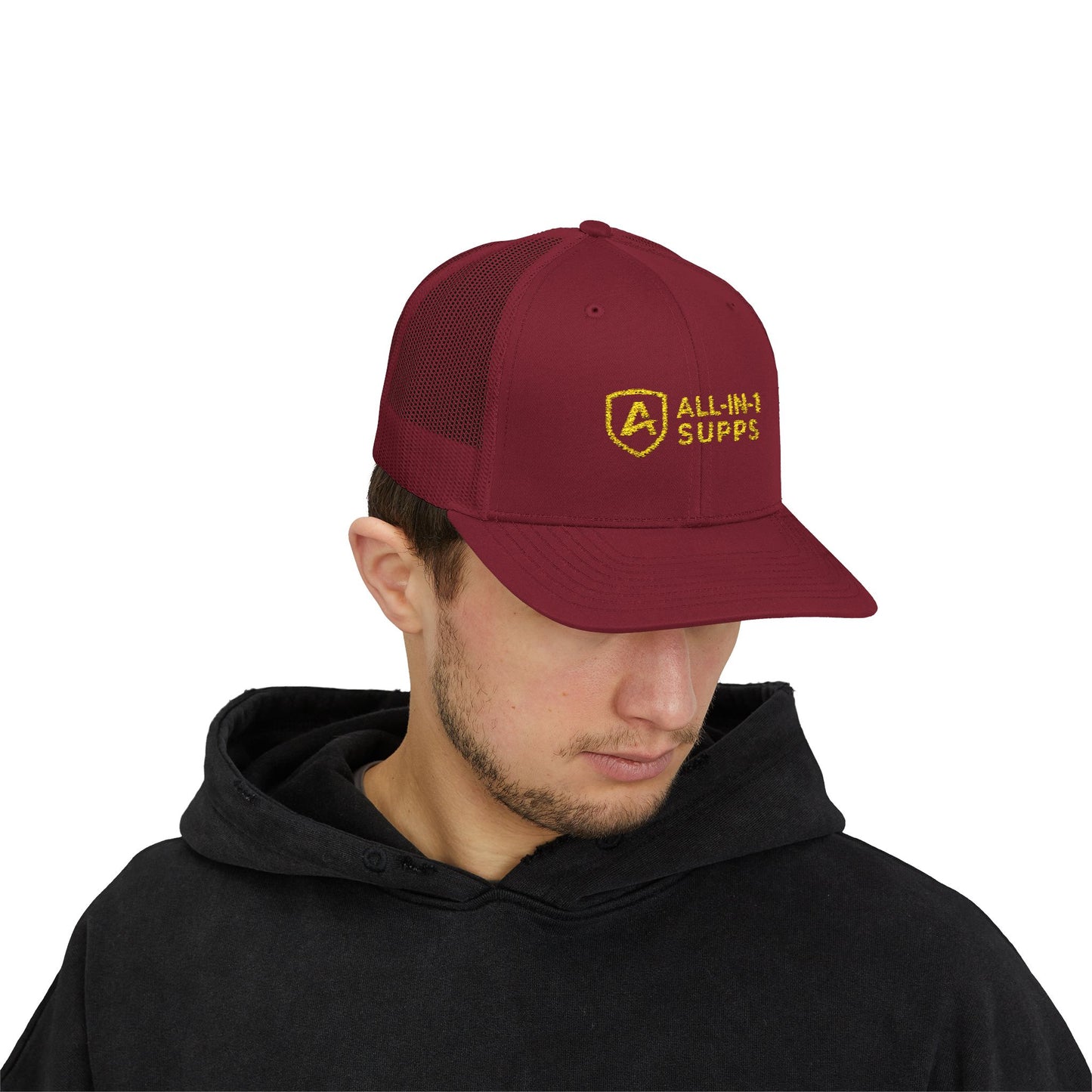 All-In-1 Supps Embroidered Trucker Cap
