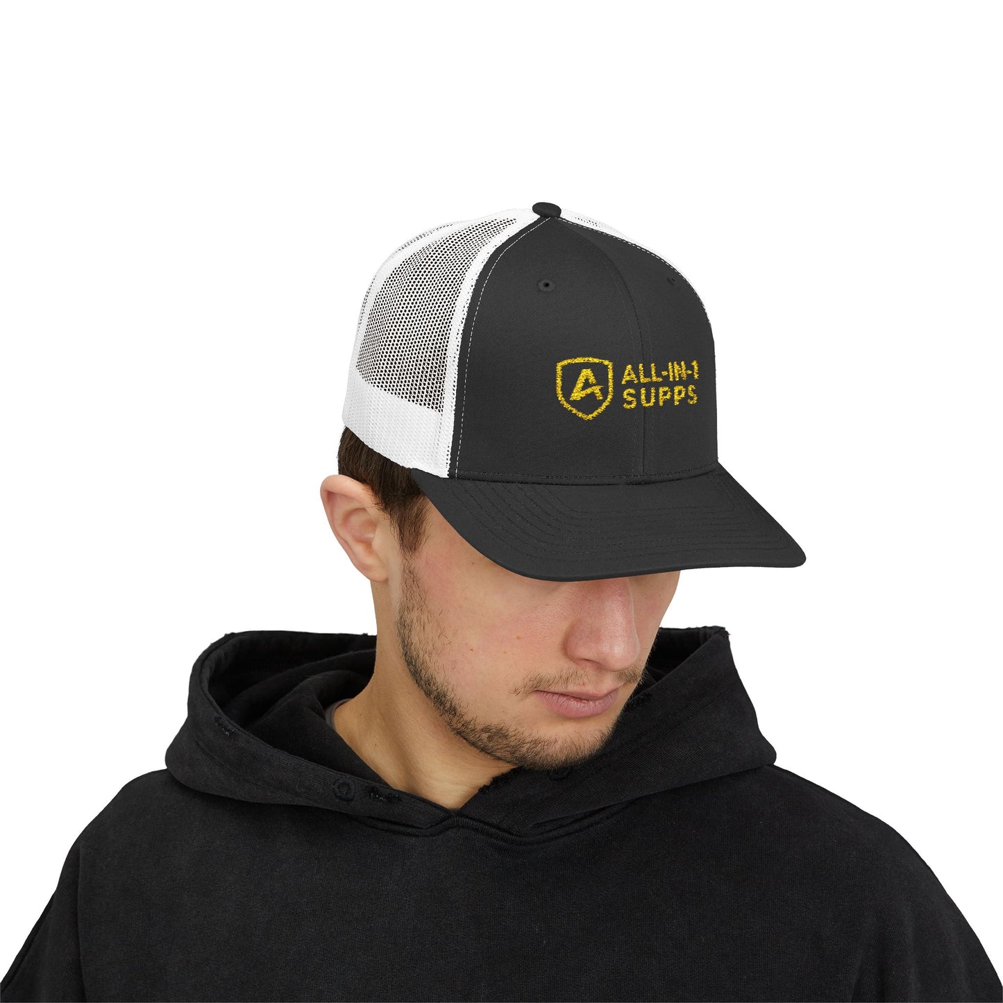 All-In-1 Supps Embroidered Trucker Cap
