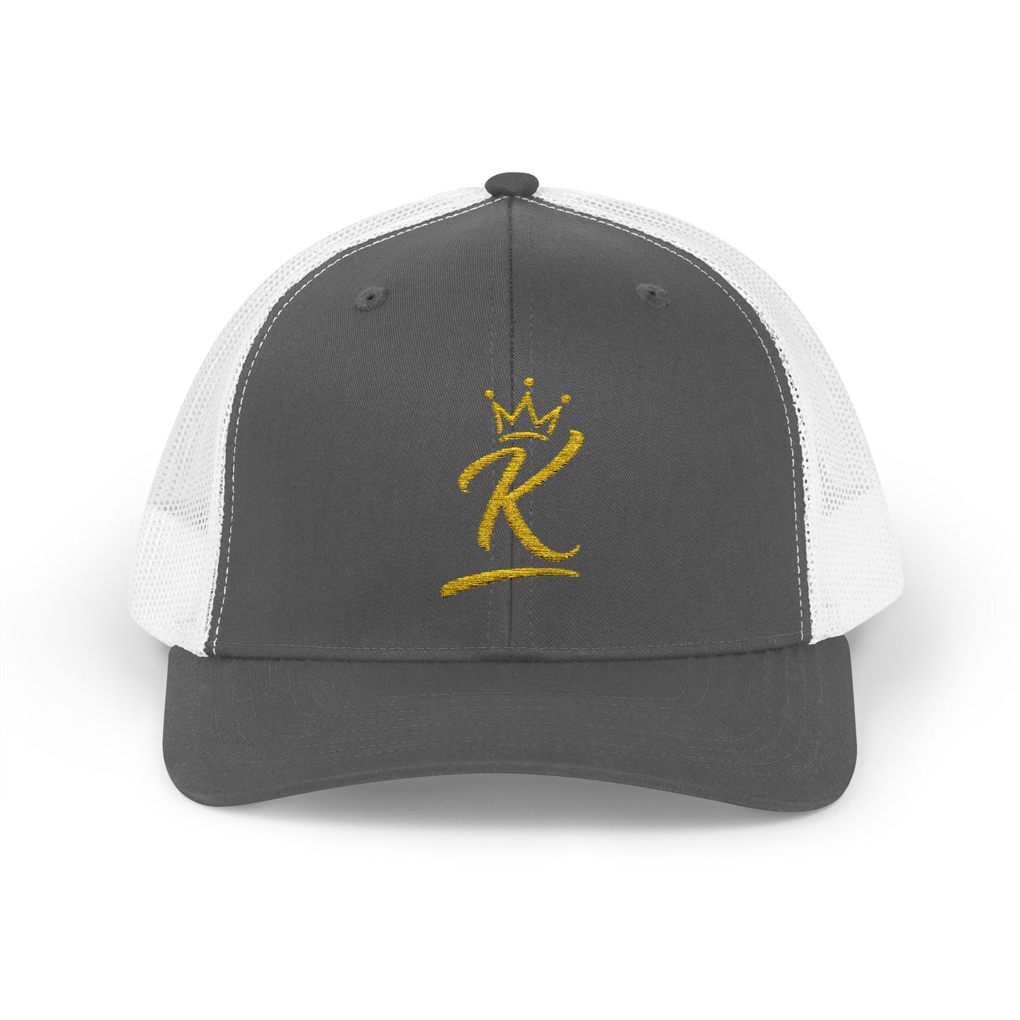 King 'K' Gold Script Snapback Trucker Cap