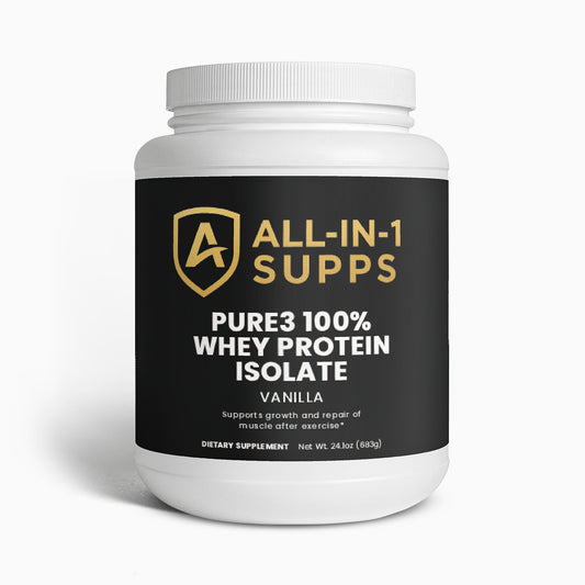 Pure3 100% Whey Protein Isolate (Vanilla)