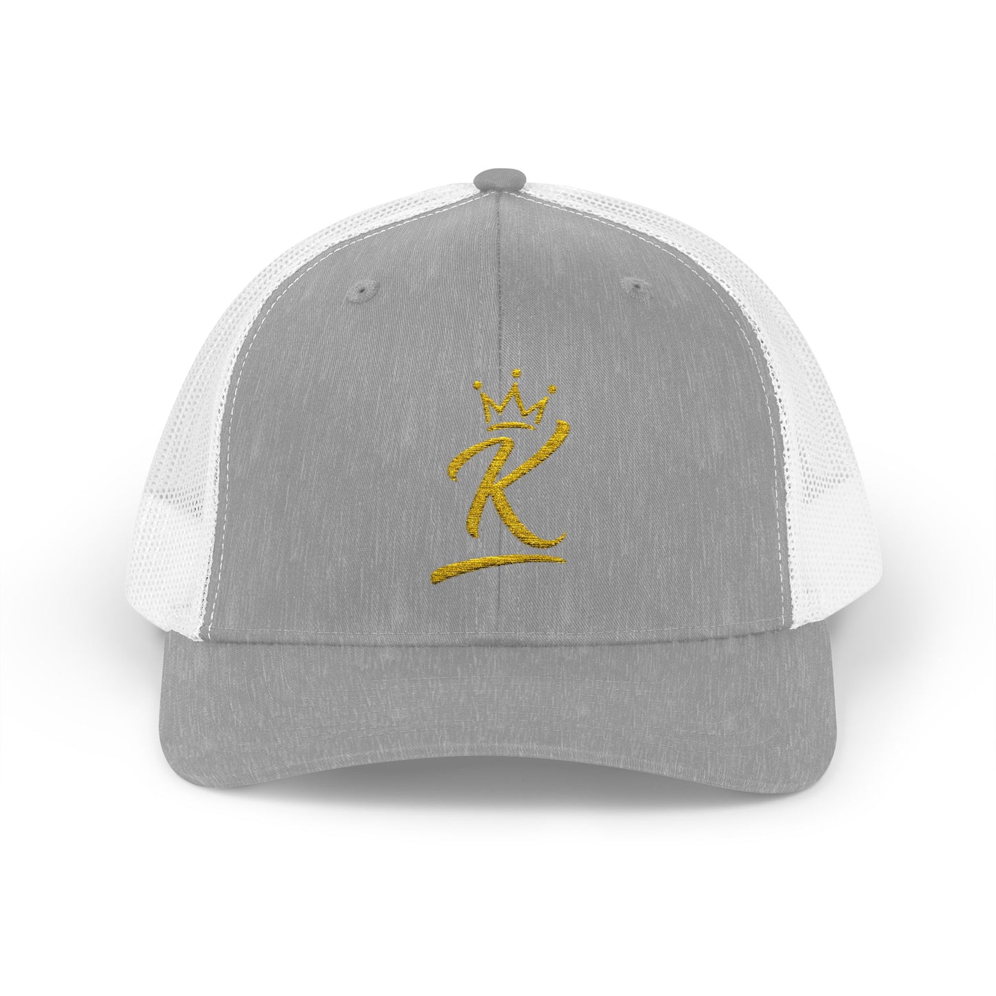 King 'K' Gold Script Snapback Trucker Cap