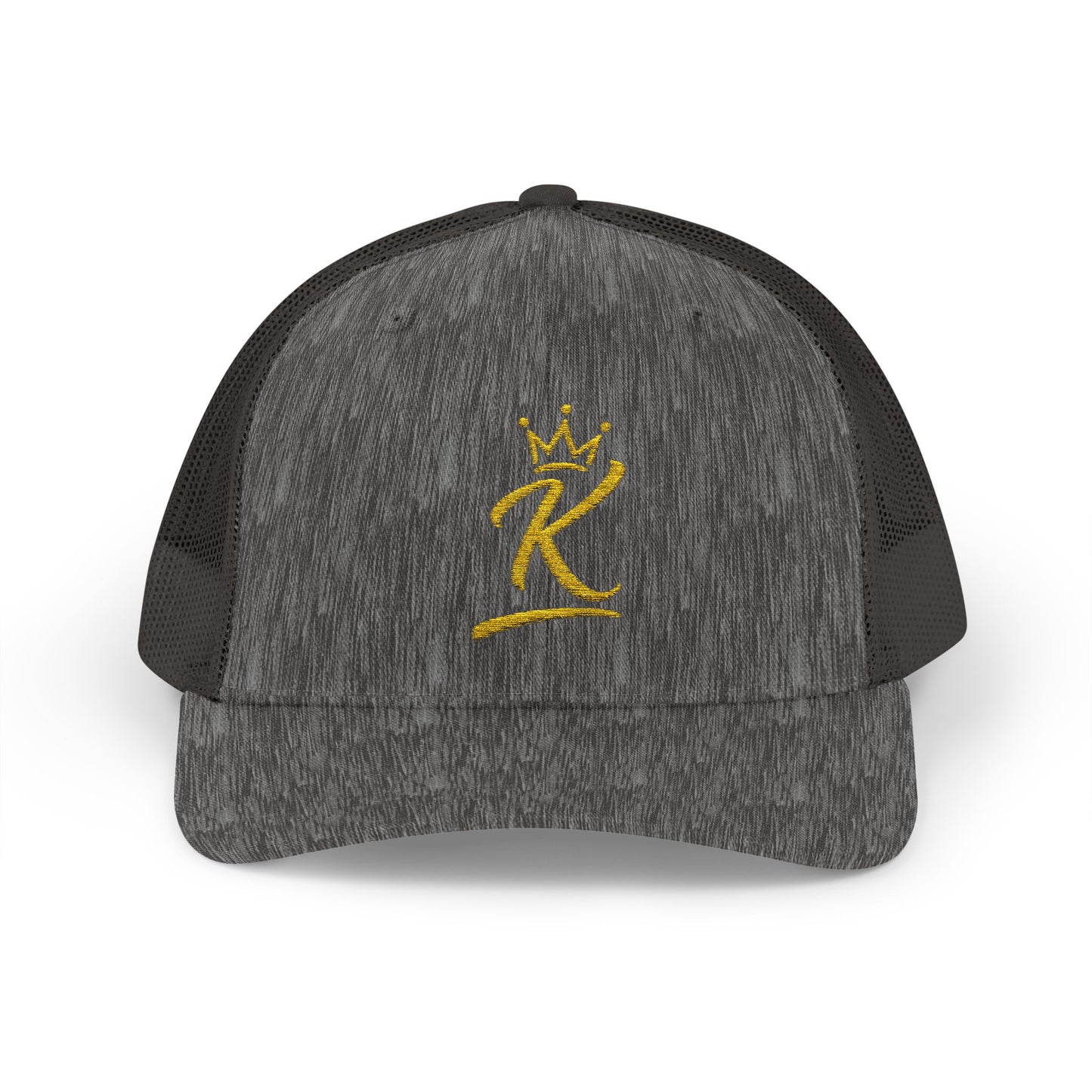 King 'K' Gold Script Snapback Trucker Cap