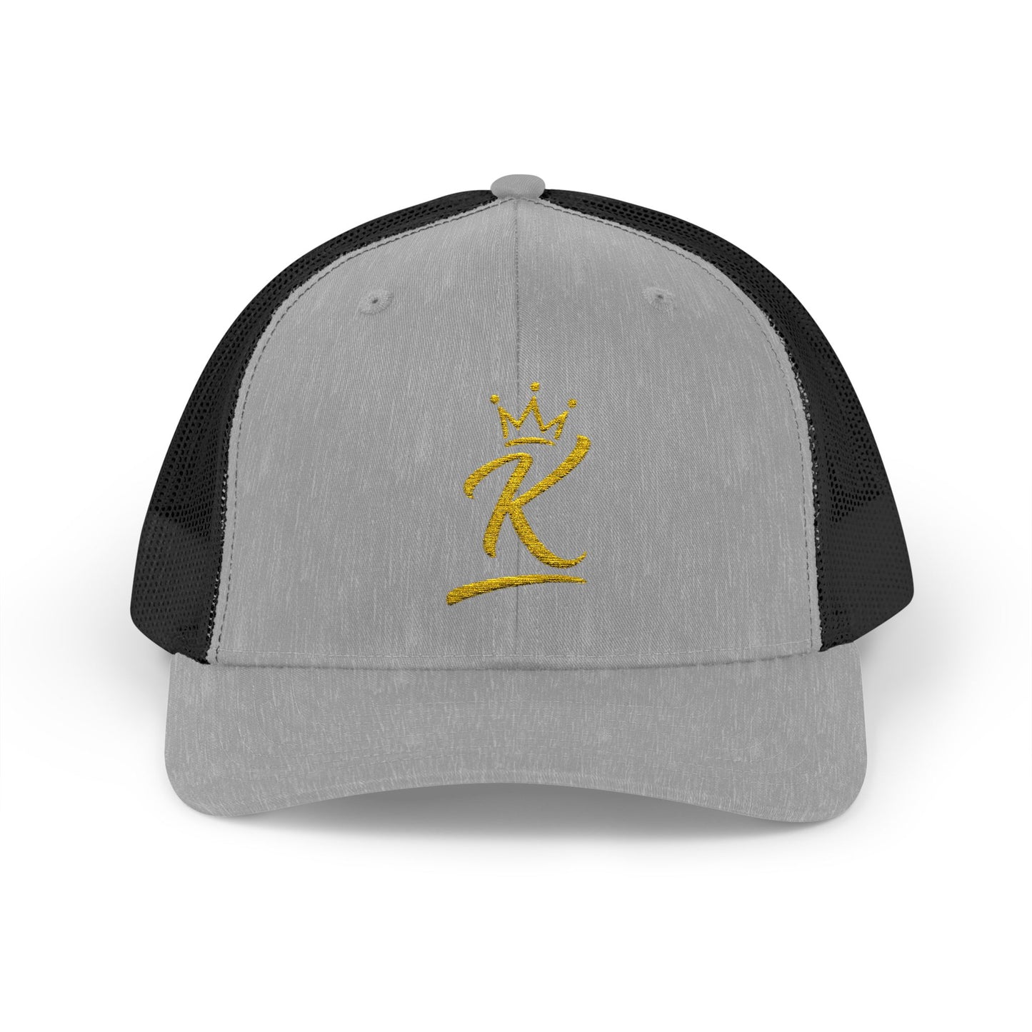 King 'K' Gold Script Snapback Trucker Cap