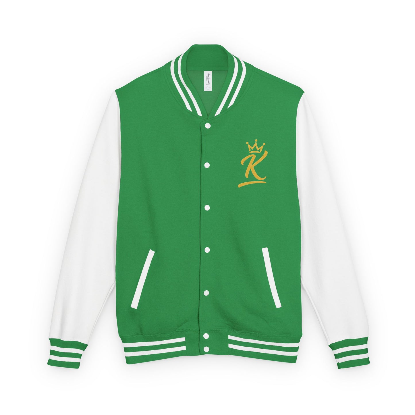 Letterman Jacket - 'iamKing' Gold Varsity Jacket (Fuel Your Best Self)