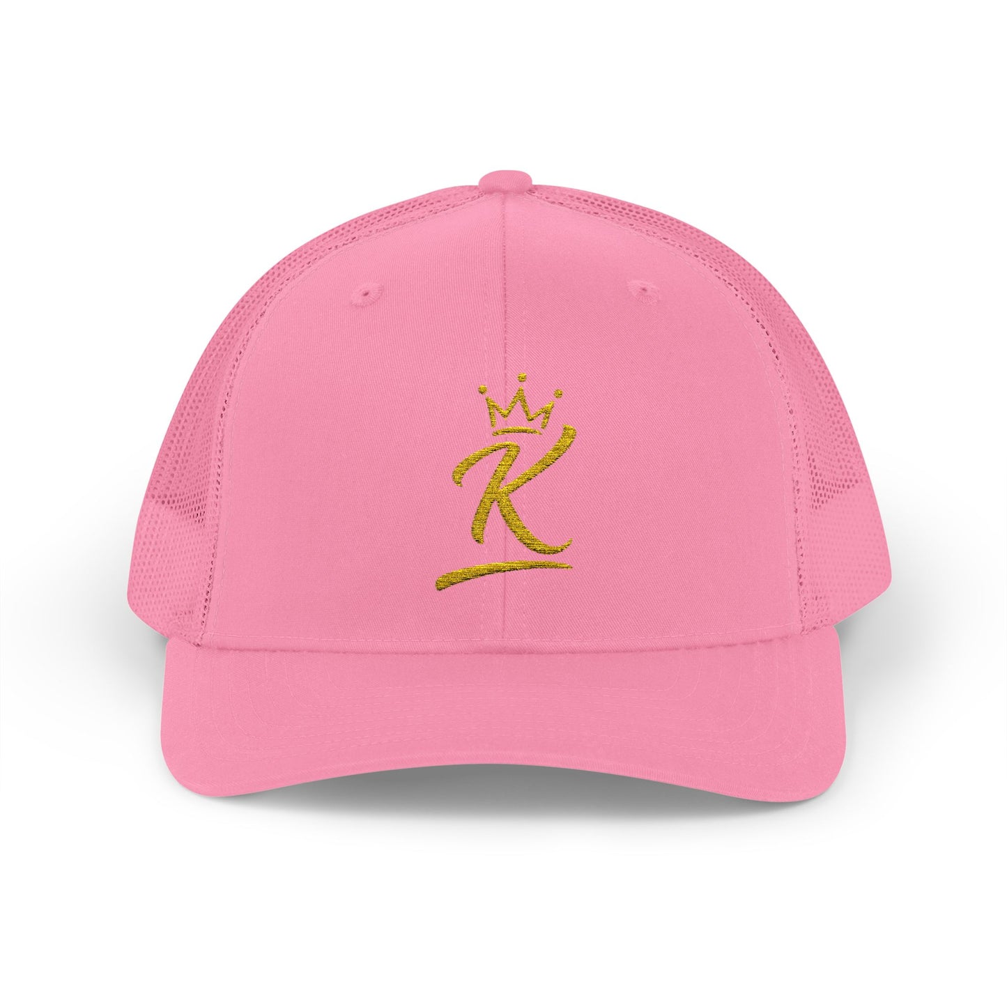King 'K' Gold Script Snapback Trucker Cap