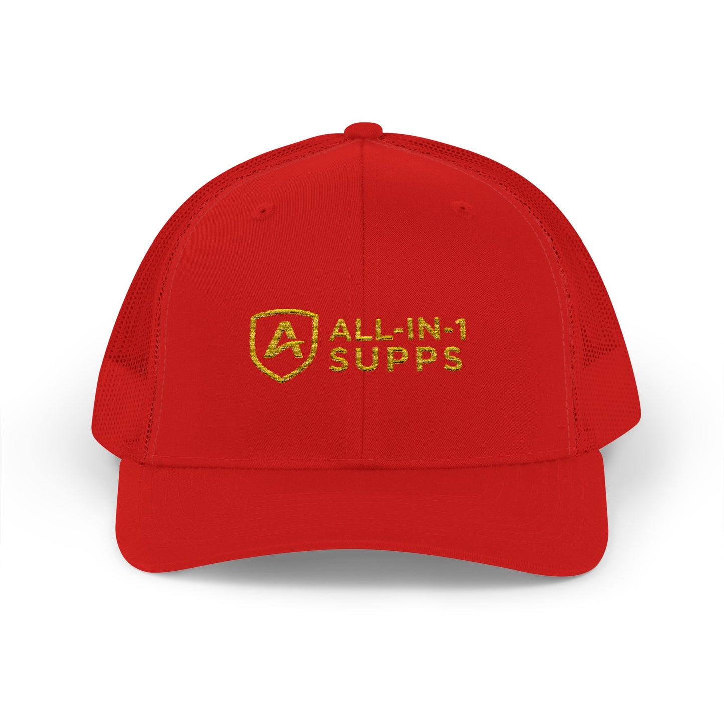 All-In-1 Supps Embroidered Trucker Cap
