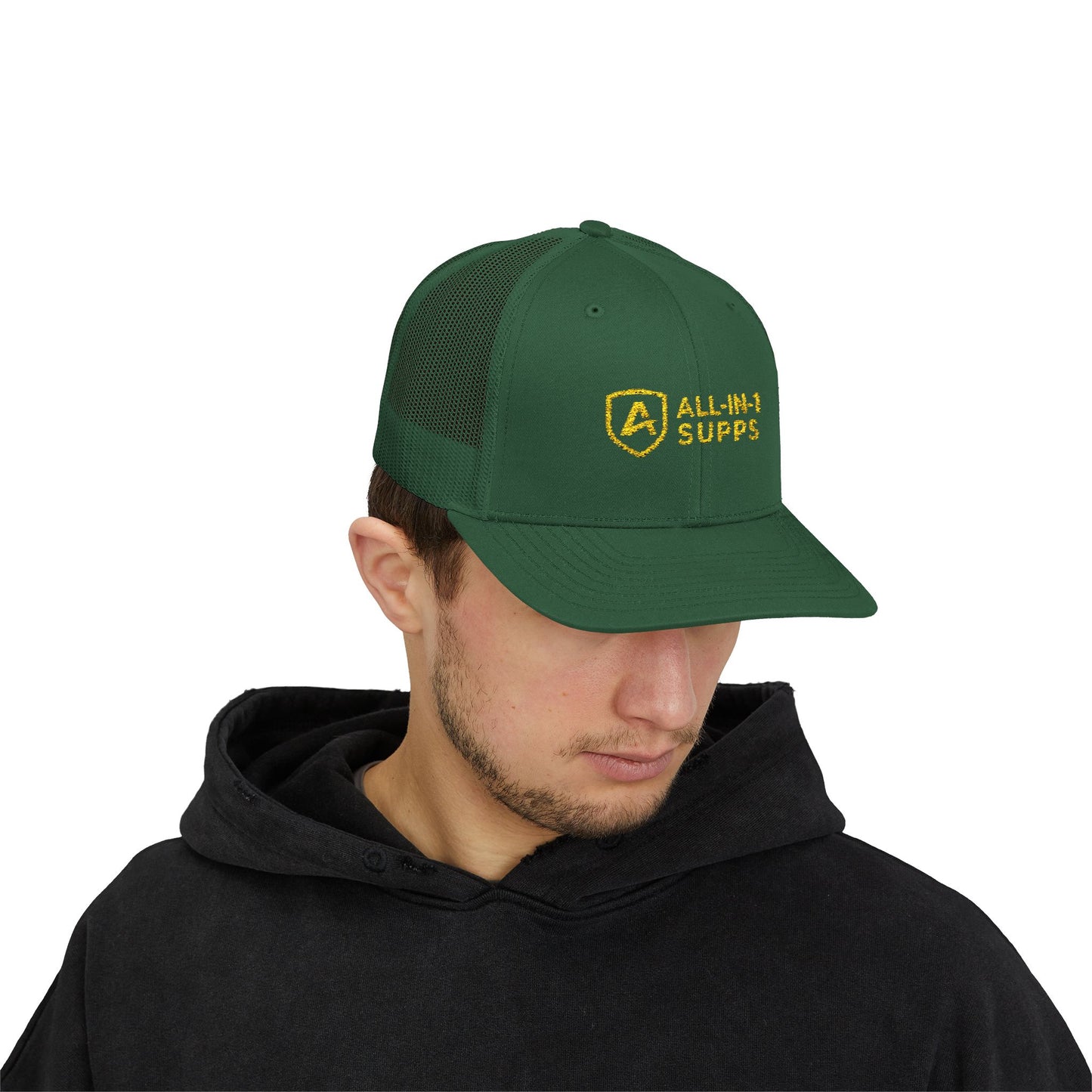 All-In-1 Supps Embroidered Trucker Cap