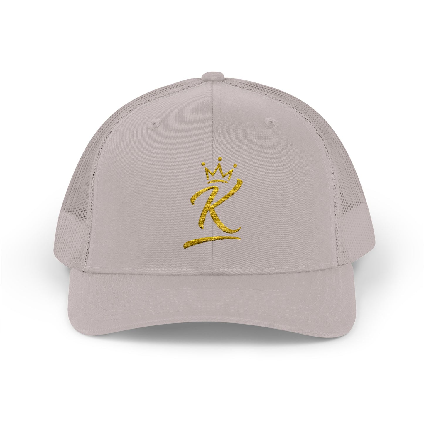 King 'K' Gold Script Snapback Trucker Cap