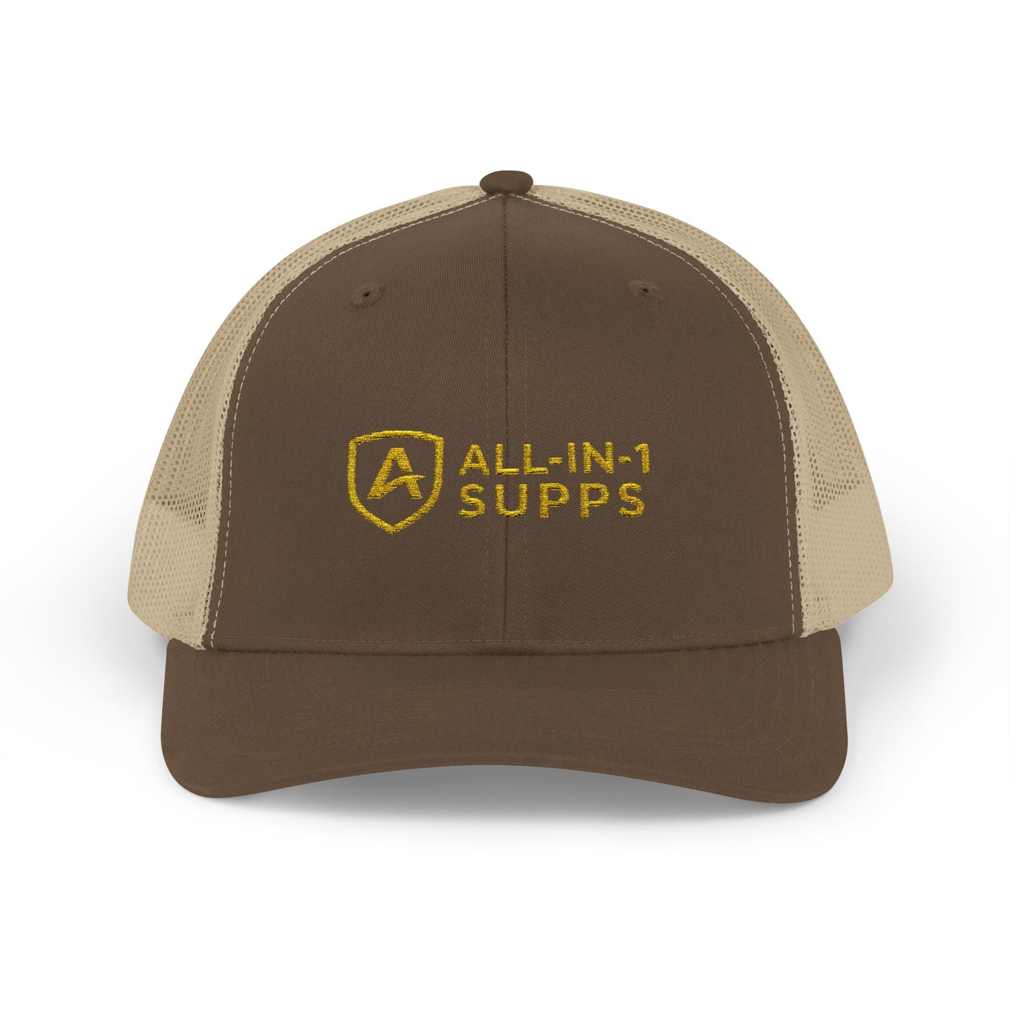 All-In-1 Supps Embroidered Trucker Cap