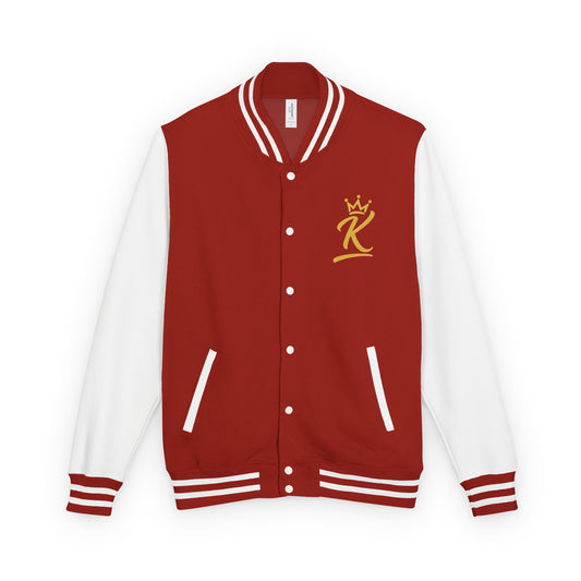 Letterman Jacket - 'iamKing' Gold Varsity Jacket (Fuel Your Best Self)