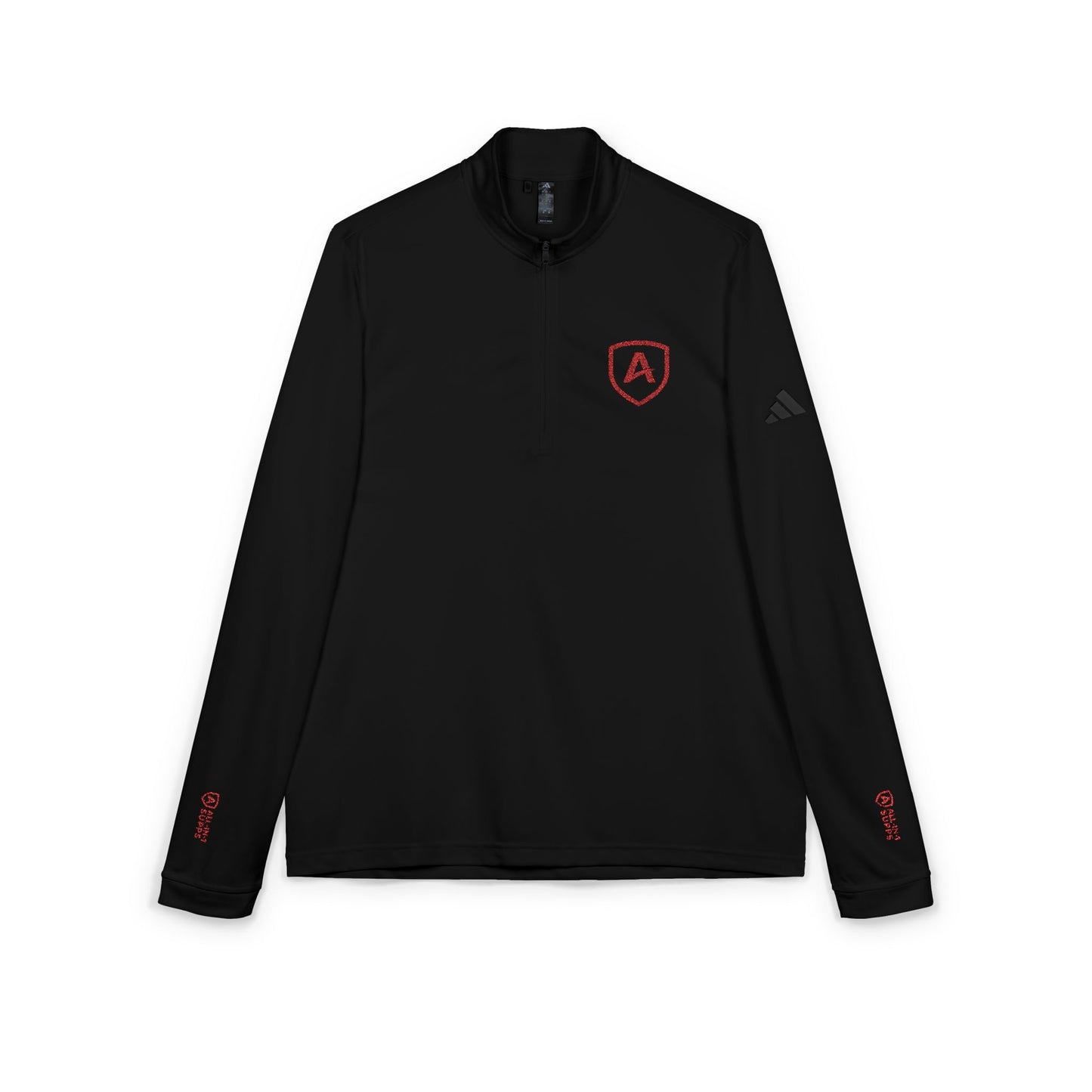 All-In-1 Supps Embroidered Quarter-Zip Pullover
