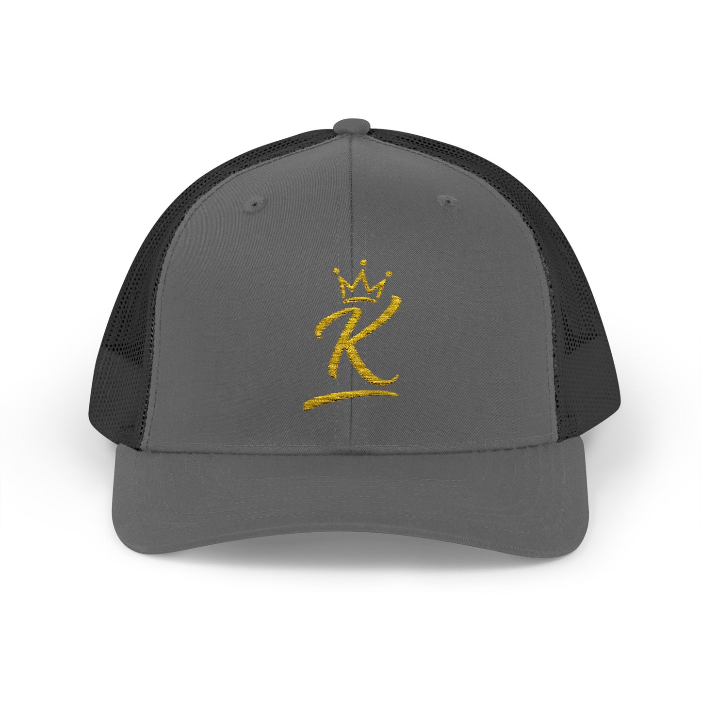 King 'K' Gold Script Snapback Trucker Cap