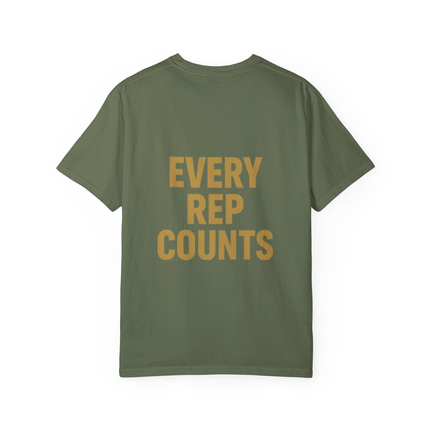 Every Rep Counts T-Shirt — Motivational Gym Workout Tee