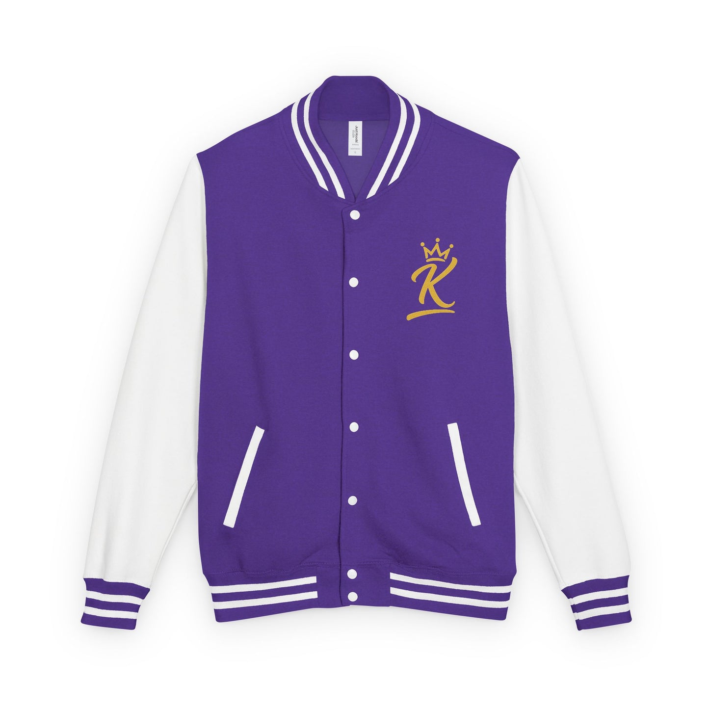 Letterman Jacket - 'iamKing' Gold Varsity Jacket (Fuel Your Best Self)